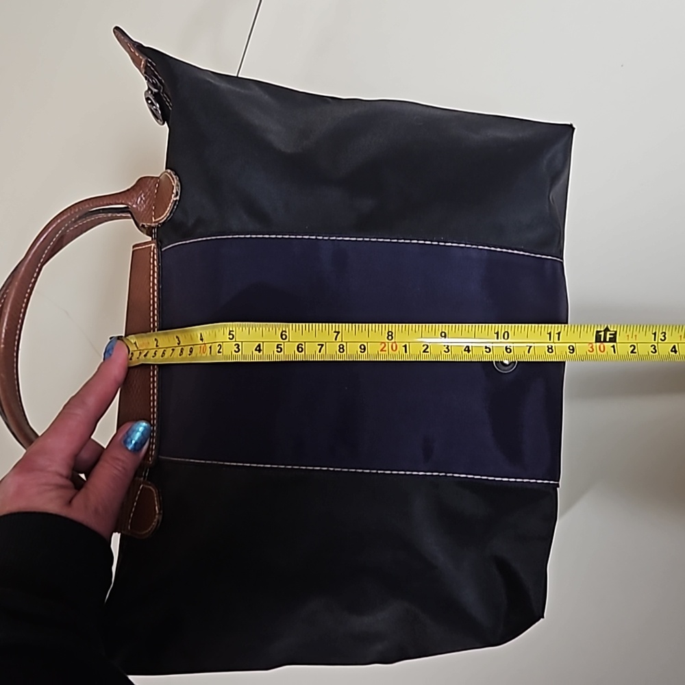 Longchamp Purple and Black Tote Bag - Picture 13 of 17